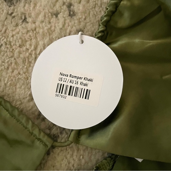 Princess Polly Satin Silk Cut Out Tie Romper - Picture 5 of 5